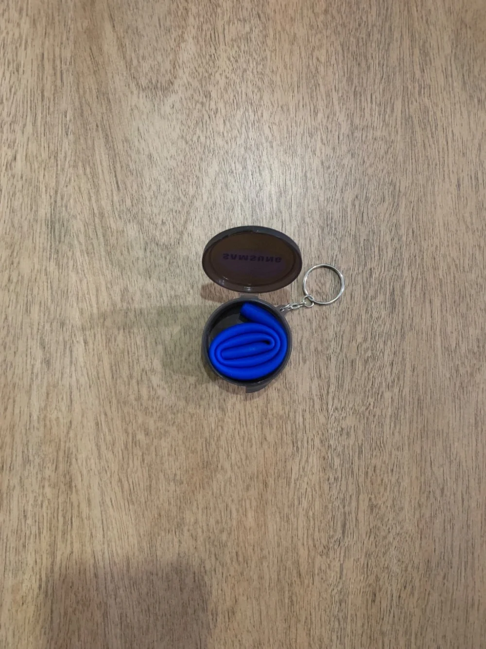 Samsung keychain and silicone reusable straw
